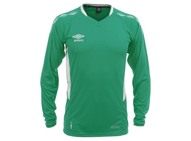 UMBRO UX-1 Jersey LS jr Grønn/Hvit 152 Flott langermet spillertrøye 